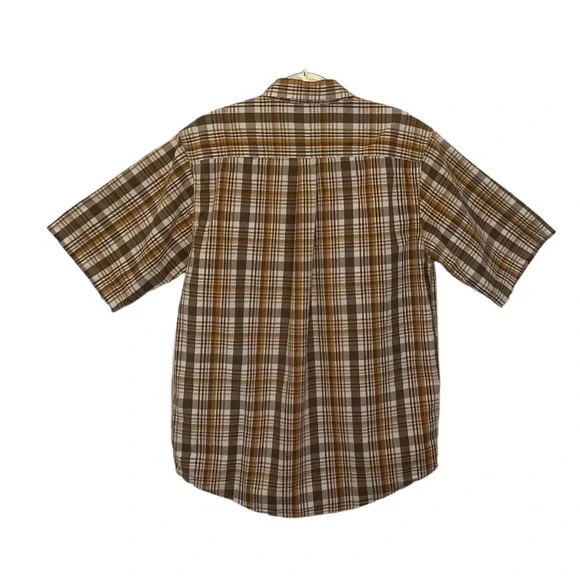Carhartt Plaid Button Up Short Sleeve Shirt - Picture 2 of 10